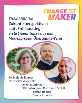 Dr. Melanie Ebene, Oliver Mühlmann und Stefan Robiné