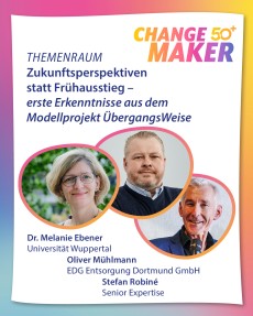 Dr. Melanie Ebene, Oliver Mühlmann und Stefan Robiné