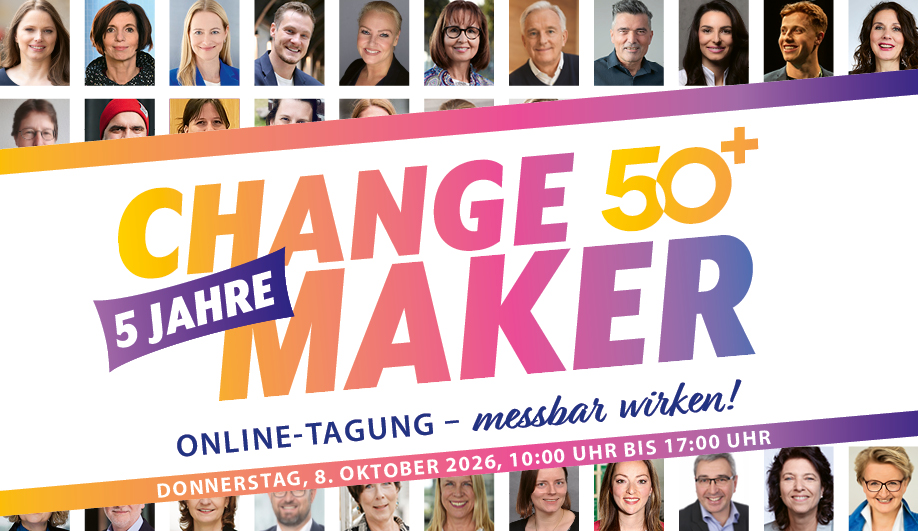 Change Maker 50plus – messbar wirken!