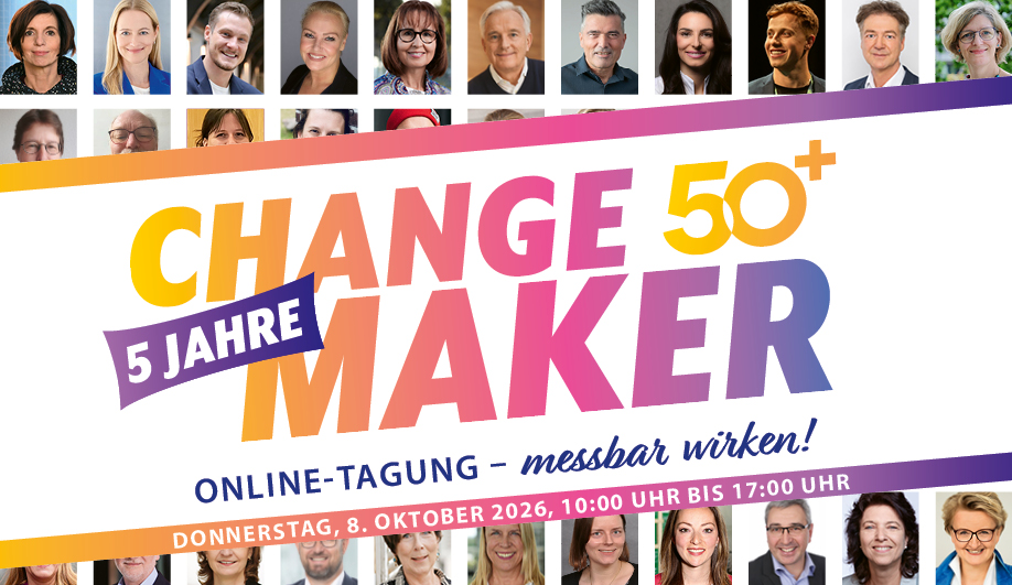 Change Maker 50plus – messbar wirken!