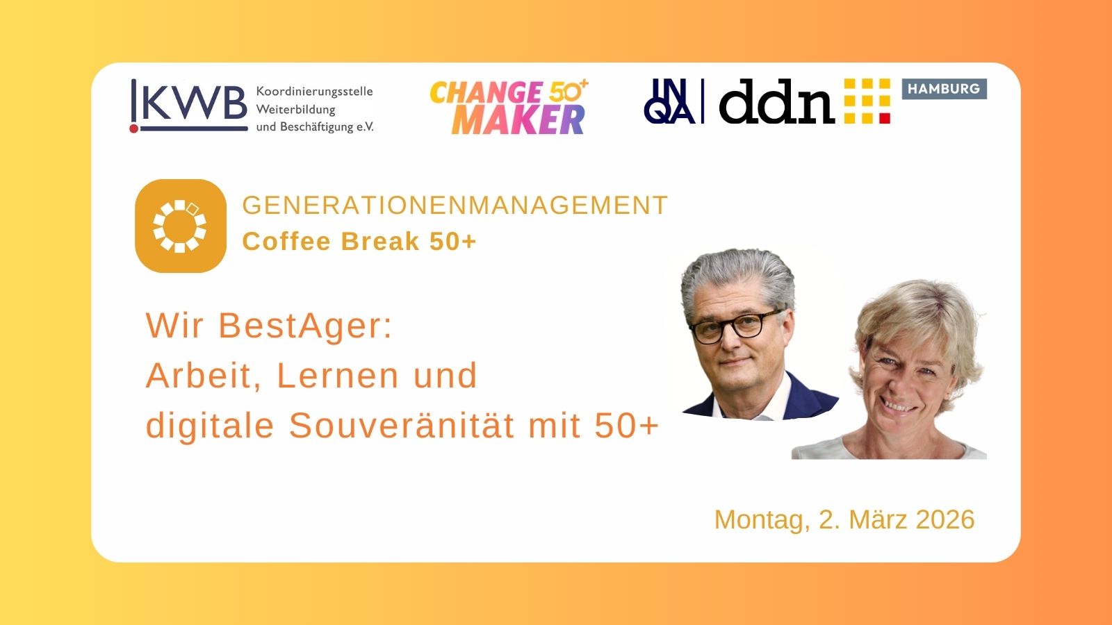 Wir BestAger:  Arbeit, Lernen und digitale Souveränität mit 50+