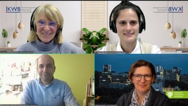 Screenshots von den Referierenden und Team-Mitgliedern