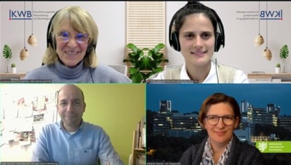 Screenshots von den Referierenden und Team-Mitgliedern