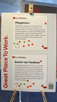 Tafel mit der Idee: Pflegelotsen