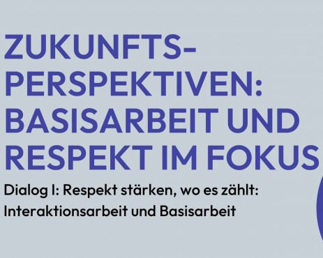 Eine Dialogreihe im Rahmen des Projektes ORBiT - Organisationaler Respekt und Basisarbeit in der Transformation