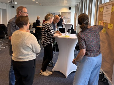 Foto von der Gruppenarbeit.