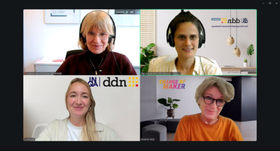 Das Team der Coffee Break 50+ mit Lucie Stecker