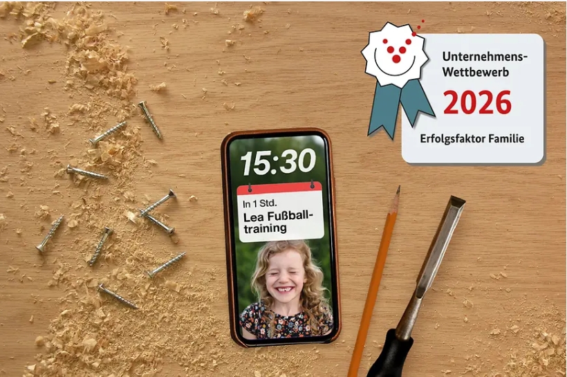 Unternehmenswettbewerb "Kleine L&ouml;sungen &ndash; gro&szlig;e Wirkung. KMU gewinnen mit Vereinbarkeit"