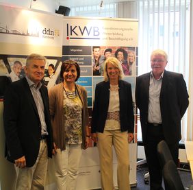 Rudolf Kast, Martina Schmeink, Susanne Sabisch-Schellhas und Dr. Rainer Thiehoff (v. links)