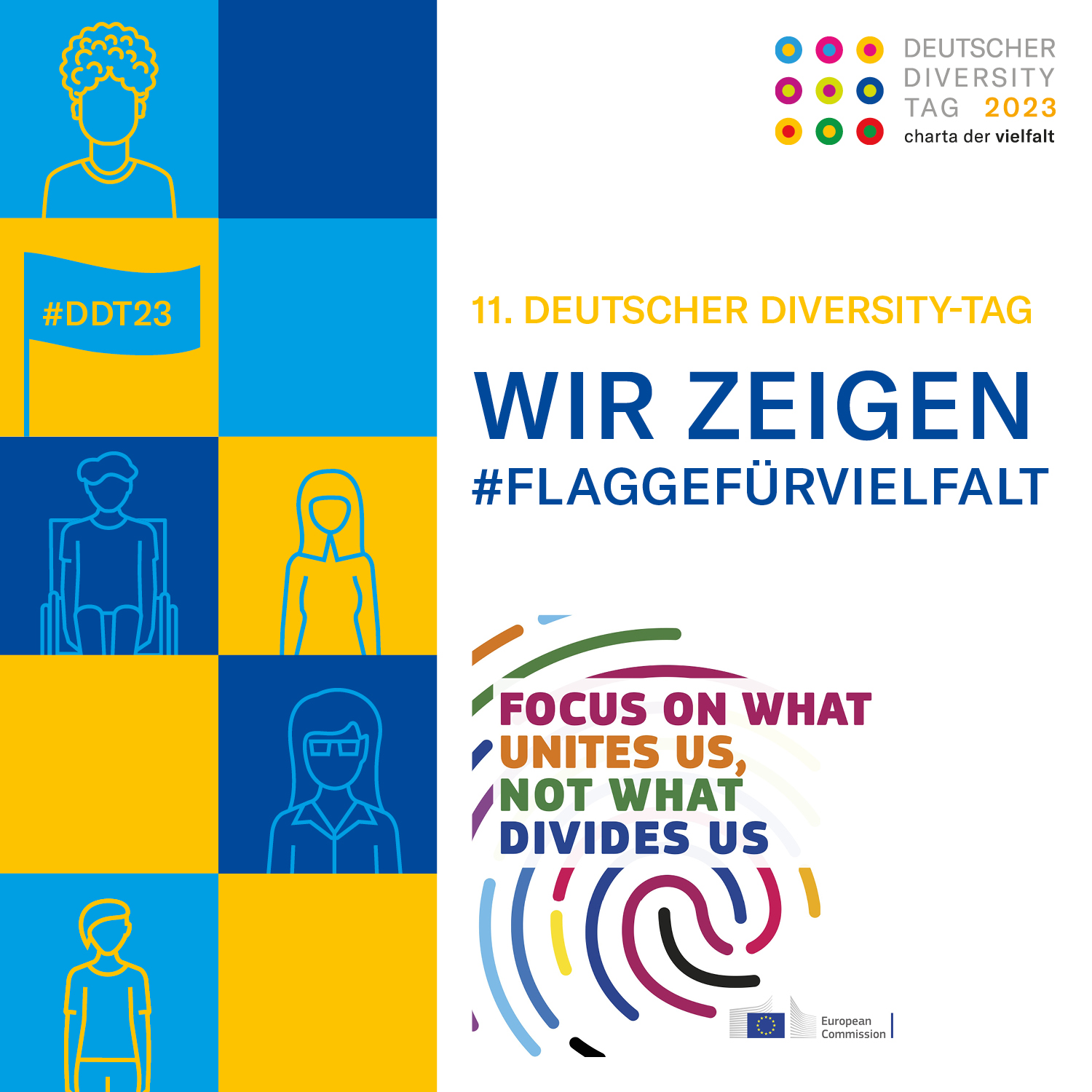 11. DDT: Wir zeigen Flagge für Vielfalt