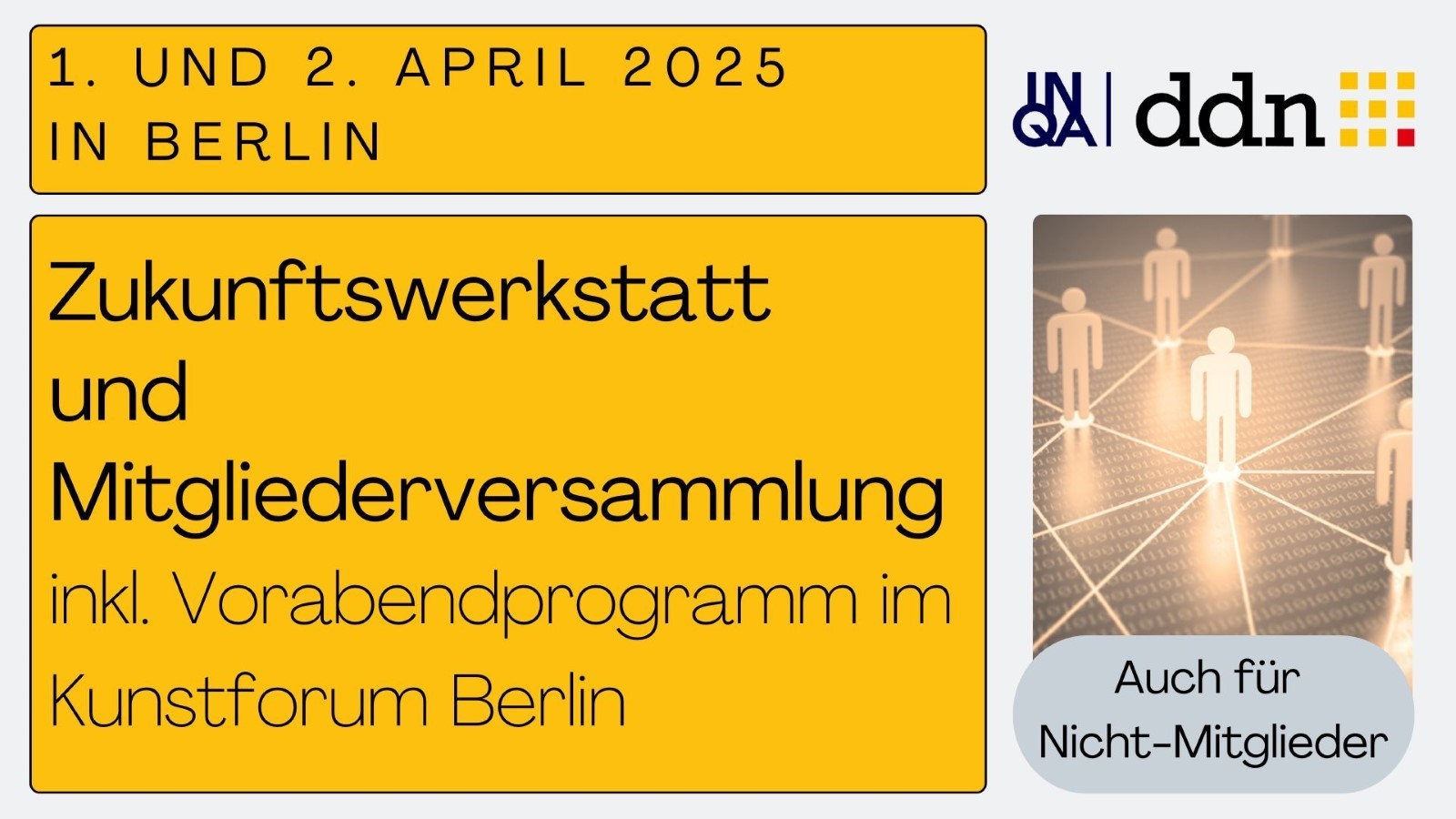 Grafischer Header zur ddn-Zukunftswerkstatt 2025